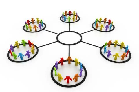 Business networking. Stock Illustration