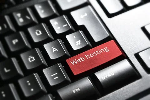 Business , Networking , Keyboard button Stock Photos
