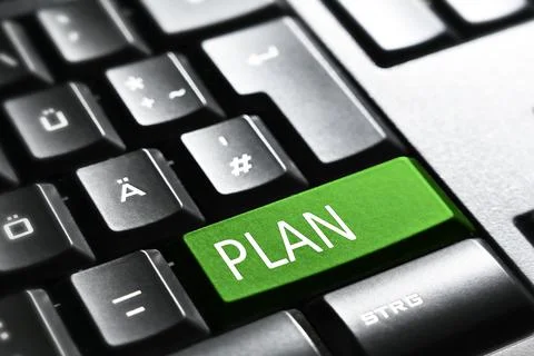 Business , Networking , Keyboard button Stock Photos