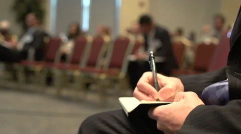 Business notes (3 of 6) Stock Footage 35345046