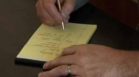 Business notes Stock Footage 79633