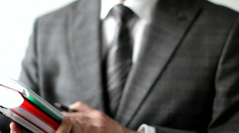 Business notes Stock Footage 769105