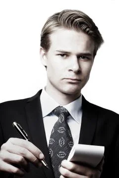 Business notes Stock Photos