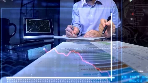 Business Office Stock Footage 200140484