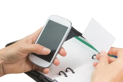 Business office objects isolated Stock Photos