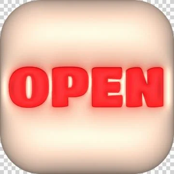 Business opening hours icon e-commerce illustration 3d 스톡 일러스트