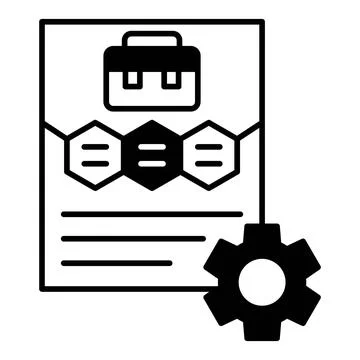 Business Optimization Dualtone Icon Stock Illustration