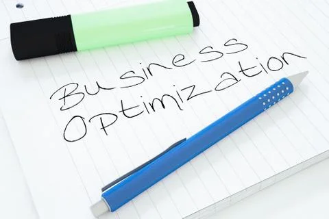 Business Optimization Illustrazione stock