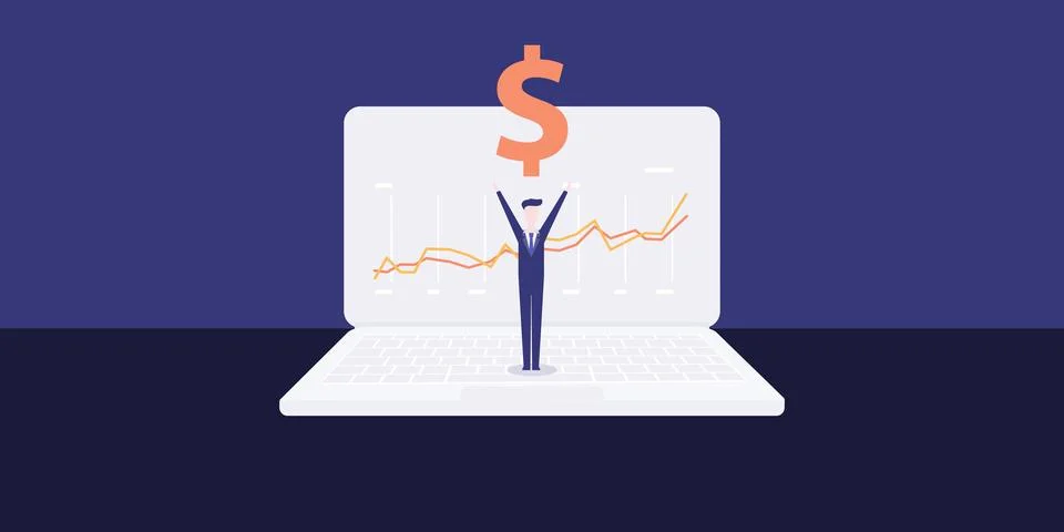 Business or Data Analysis, Audit or Financial Statistics, Investment Advice.. 스톡 일러스트
