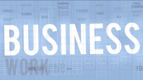 Business oriented words Stock Footage 59854243