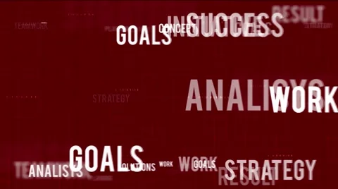 Business oriented words Stock Footage 59854492