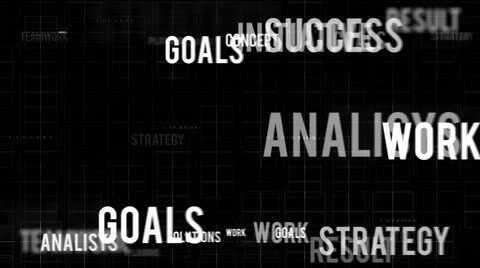 Business oriented words Stock Footage 59854679