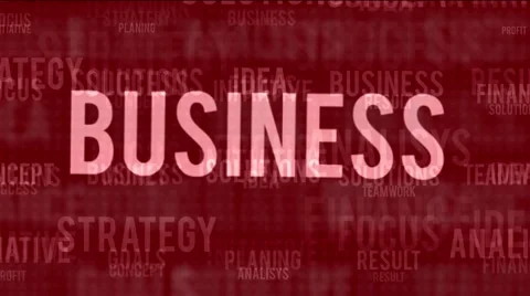 Business oriented words Stock Footage 59854762