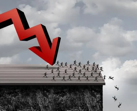 Business Panic Concept Stock Illustration