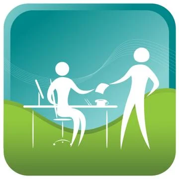 Business paper work Stock Illustration