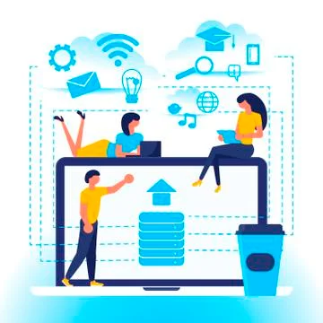 Business people concept Stock Illustration