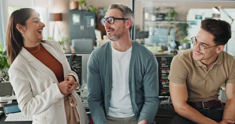 Business people, face and for coding, programming and software development with Stock Footage 290109959