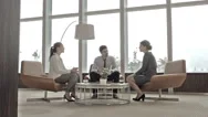 Business People Having Meeting In Office Stock Footage