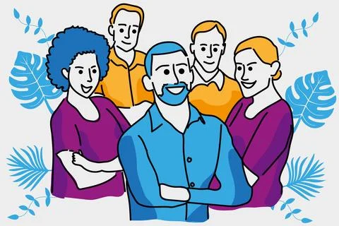 Business people Stock Illustration
