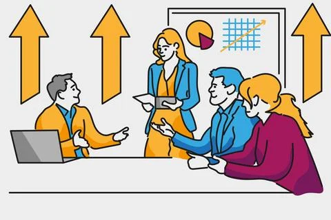Business people Stock Illustration