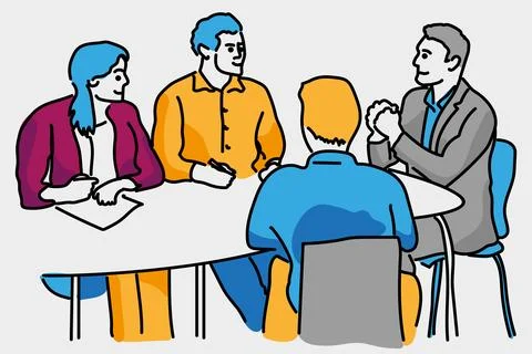 Business people Stock Illustration