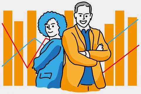 Business people Stock Illustration