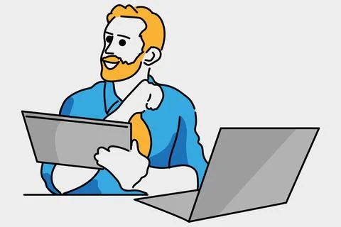Business people Stock Illustration