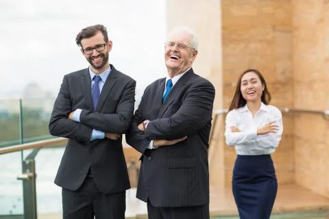Business People Laughing Stock Photos