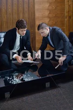Business people making deal Stock Photos