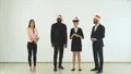 The business people playing with confetti. slow motion 4k or 4k+ Resolution