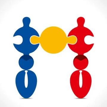 Business people relation concept vector Stock Illustration