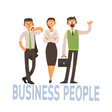Business People Set 2 Stock Illustration