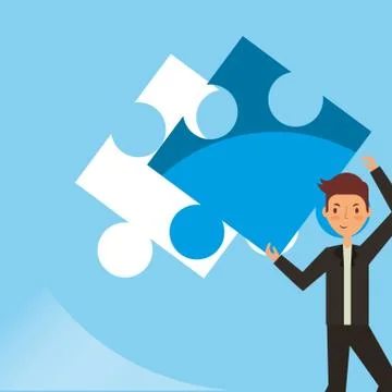 Business people work Illustrazione stock