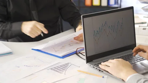 Business people work in teamwork. Video stock 221659080