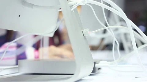 Business people working on modern computers Stock Footage 72821752