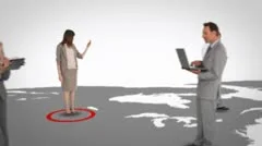 Business people of the world Stock After Effects