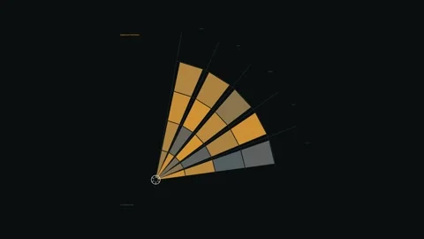 Business Performance Dashboard HUD Seamless Loop Stock Footage 342032689