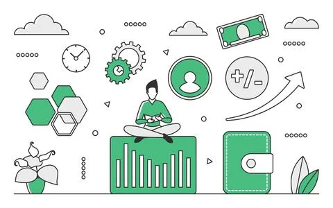 Business performance management イラスト素材