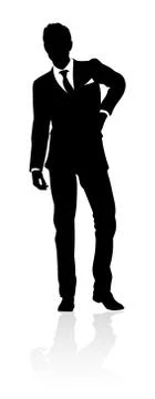 Business Person Silhouette Stock Illustration