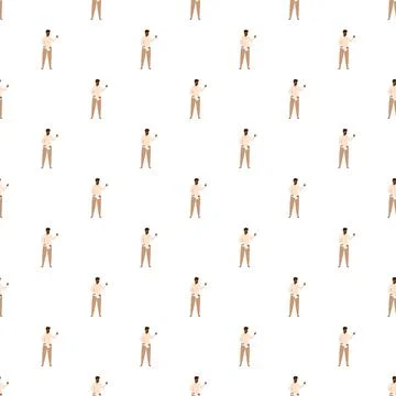 Business person working pattern with presenting gesture Stockillustratie