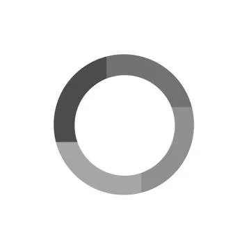 Business Pie Chart, Infographics - Vector Icon Stock Illustration