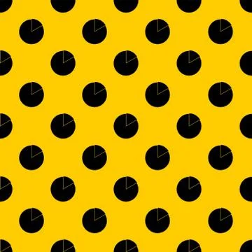 Business pie chart pattern vector Stock Illustration