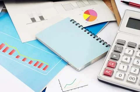 Business pie chart Foto stock