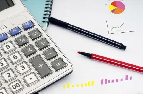Business pie chart Foto stock