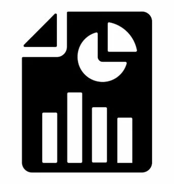 Business Pie Report Stock Illustration