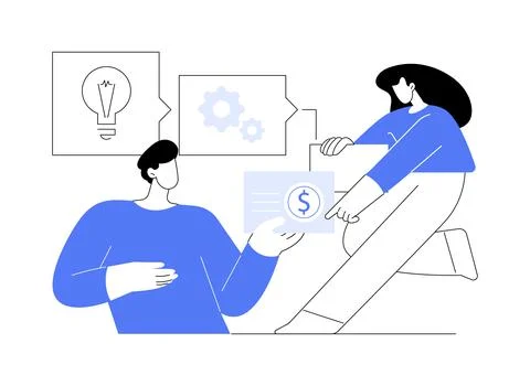 Business plan abstract concept vector illustration. Stock Illustration