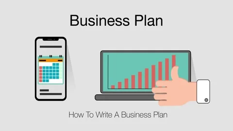 Business plan animation Video stock 134398390
