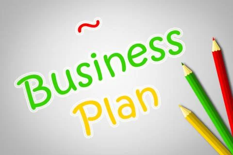 Business plan concept Stock Illustration
