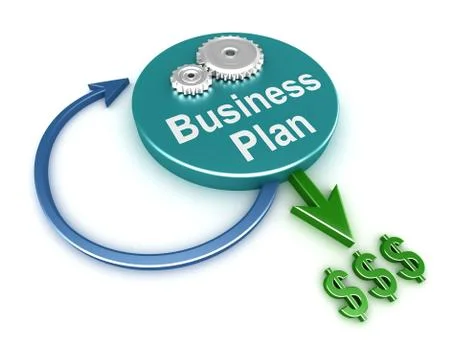 Business plan concept Stock Illustration