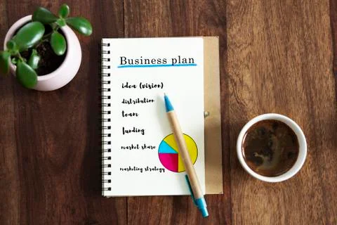 Business plan concept Stock Photos